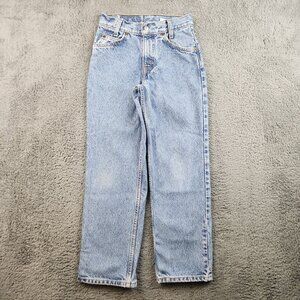 Levi's 550 Jeans Kids Boys 10 Regular Relaxed Fit Tapered Leg Blue Denim VTG 90s
